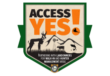 PROGRAM PROVIDES 2.6 MILLION ACRES OF HUNTING ACCESS